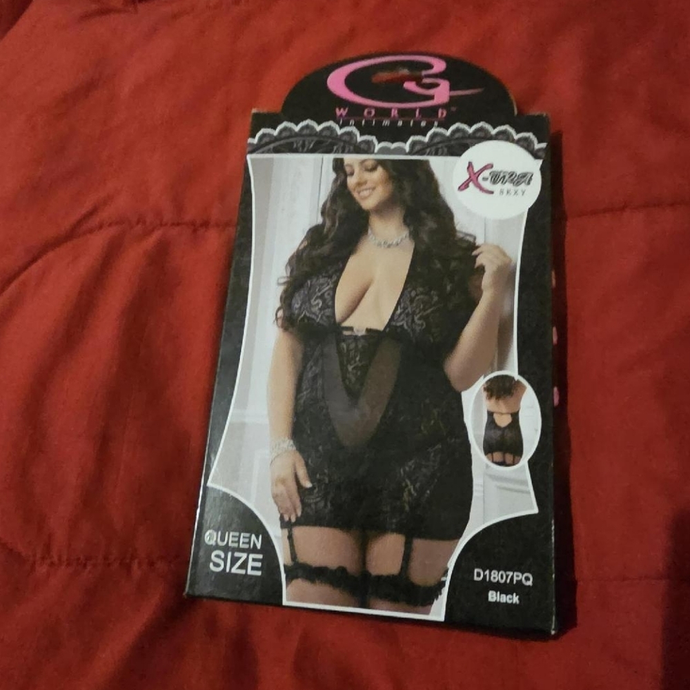Black Lace Chemise